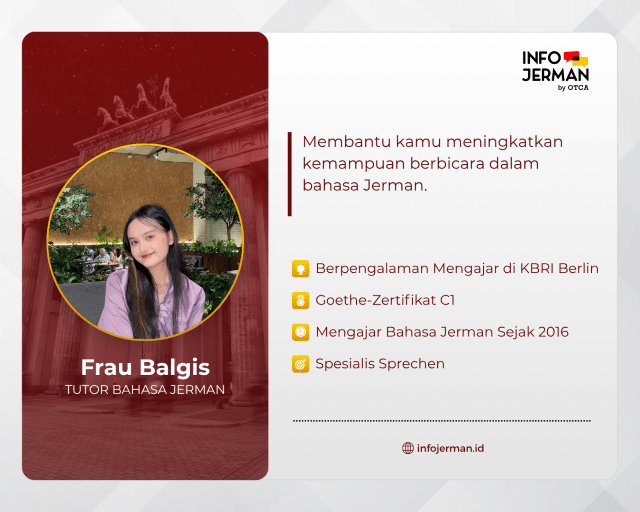 Frau Balgis Tutor Bahasa Jerman
