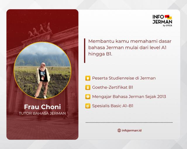 Frau Choni Tutor Bahasa Jerman